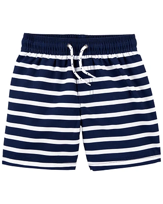 Baby Striped Swim Trunks