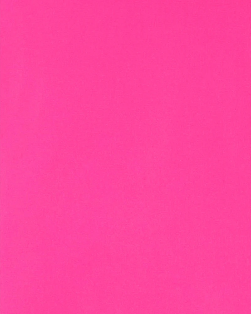 Kid Fuchsia Fleece-Lined Lightweight Jacket