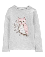 Kid Owl Long-Sleeve Graphic Tee