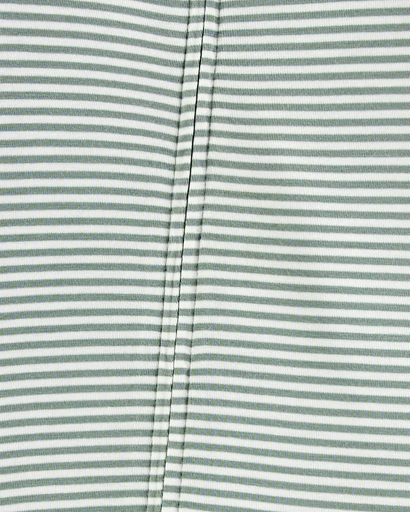 Toddler 1-Piece Striped PurelySoft Footie Pyjamas