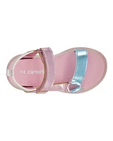Toddler Light Up Metallic Sandals - Pink/Blue