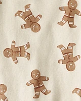 Toddler Organic Cotton Pyjamas Set Gingerbread Cookie