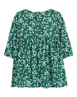 Baby Floral Long-Sleeve Dress