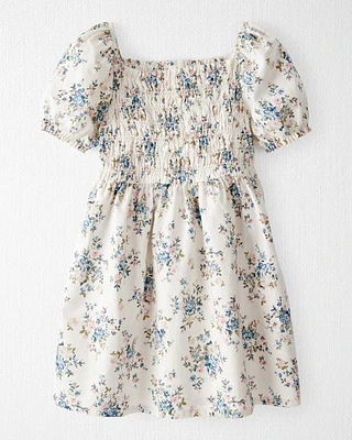 Toddler Floral-Print Dress Made with Organic Cotton