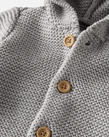 Baby Organic Cotton Signature Stitch Cardigan