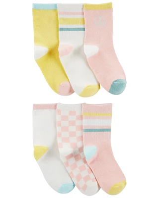 6-Pack Striped Socks