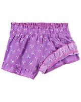 Baby Floral Poplin Shorts