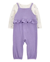 Baby 2-Piece Long-Sleeve Tee & Coverall Set