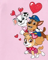 Toddler PAW Patrol Valentine's Day Tee - Pink