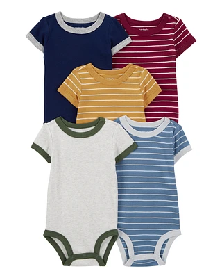 Baby 5-Pack Short-Sleeve Bodysuits