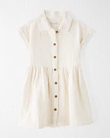 Toddler Organic Cotton Gauze Dress