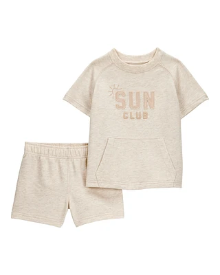 Toddler Boho Chic Sun Club 2-Piece Outfit Set