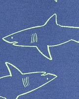Toddler 4-Piece Shark Surfboard 100% Snug Fit Cotton Pyjamas