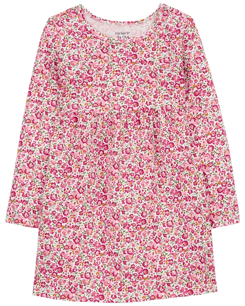 Toddler Floral Jersey Dress