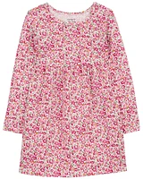 Toddler Floral Jersey Dress