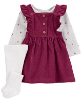 3-Piece Maroon Jumper Set