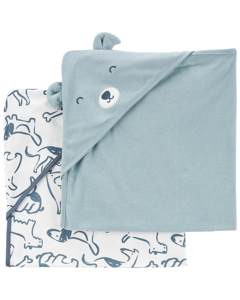 2-Pack Hooded Baby Towels