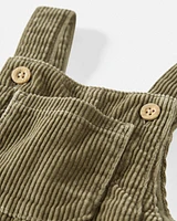 Baby Organic Cotton Corduroy Overalls