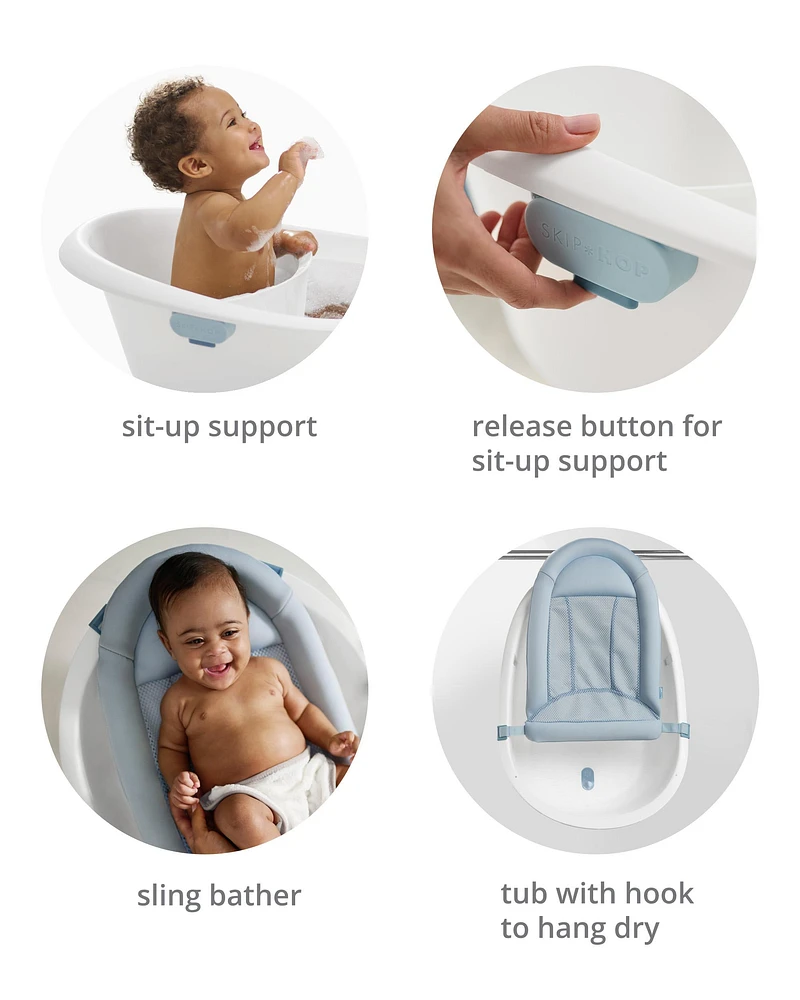 Wave 4-in-1 Baby Bath Tub