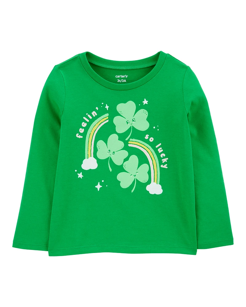 Toddler St. Patrick's Day Cotton Blend Graphic Tee