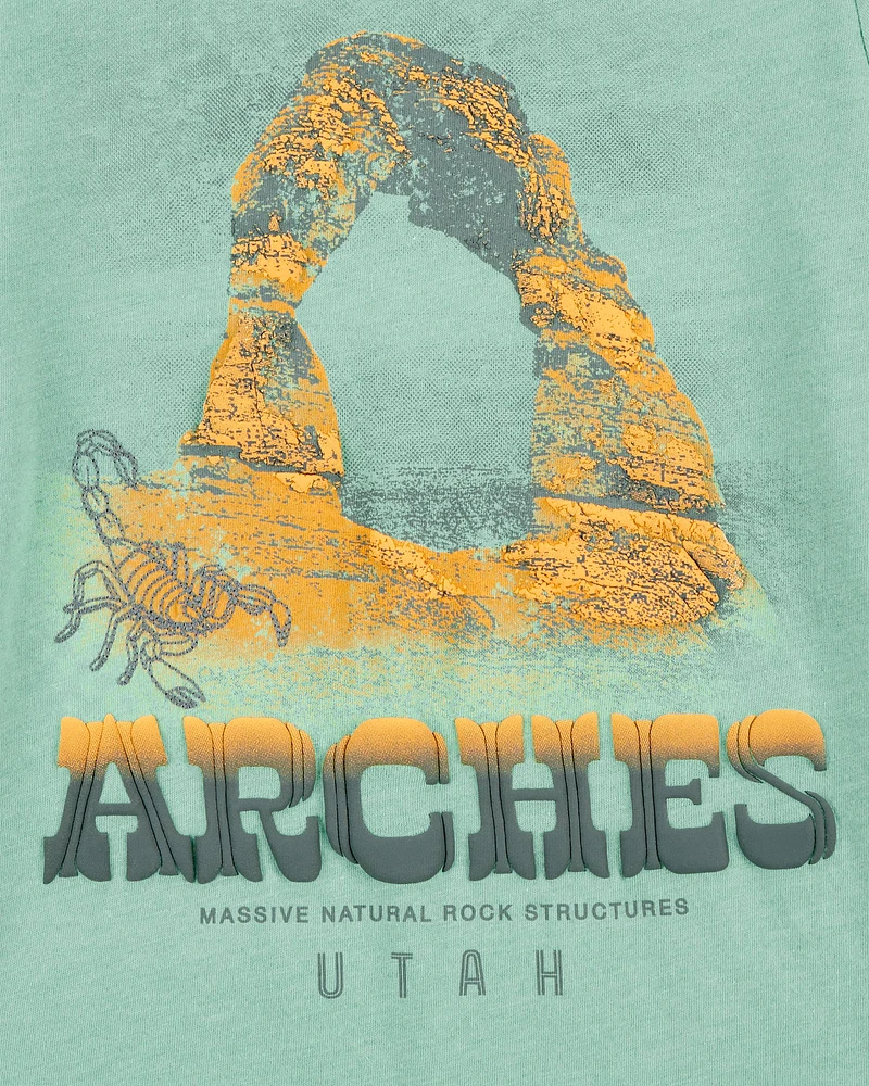 Kid Arches Short-Sleeve Graphic Tee - Green