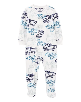 Baby 1-Piece Construction Fleece Footie Pyjamas