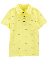 Sunglasses Print Polo Shirt