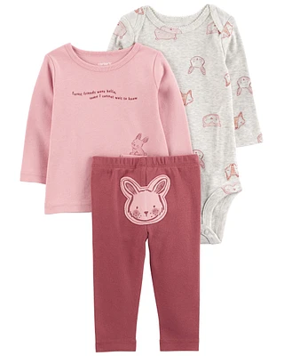 Baby 3-Piece Bunny Little Character Set