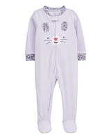 Baby 1-Piece Bunny Fleece Footie Pyjamas