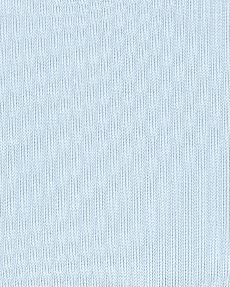 Baby Girl Solid PurelySoft Bodysuit Dress -Blue