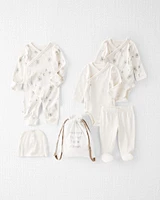 Baby 6-Piece Organic Cotton Hand-Picked Gift Set