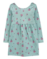 Kid Floral Jersey Dress