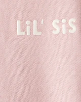 Baby Organic Cotton Lil' Sis Bubble Bodysuit