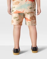 Toddler Sea Print Pull-On Shorts