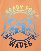 Kid Ready For Wave Rashguard