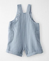 Baby Organic Cotton Gauze Shortall
