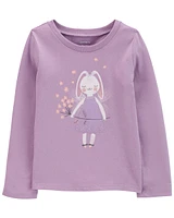 Toddler Bunny Long-Sleeve Graphic Tee