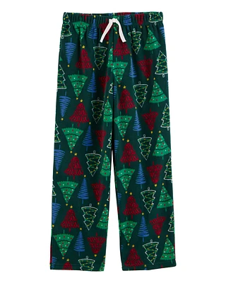 Kid Christmas Tree Pull-On Fleece Pyjama Pants