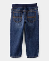 Toddler Pull-On Denim Pants