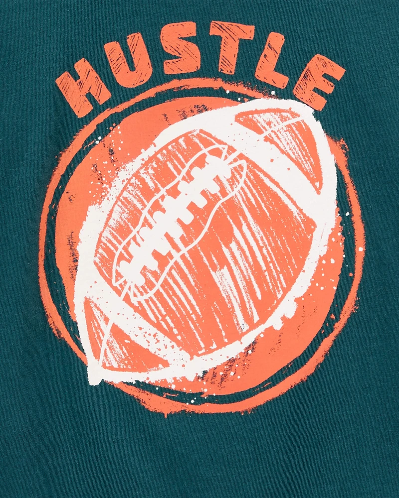 Hustle Football Graphic Tee