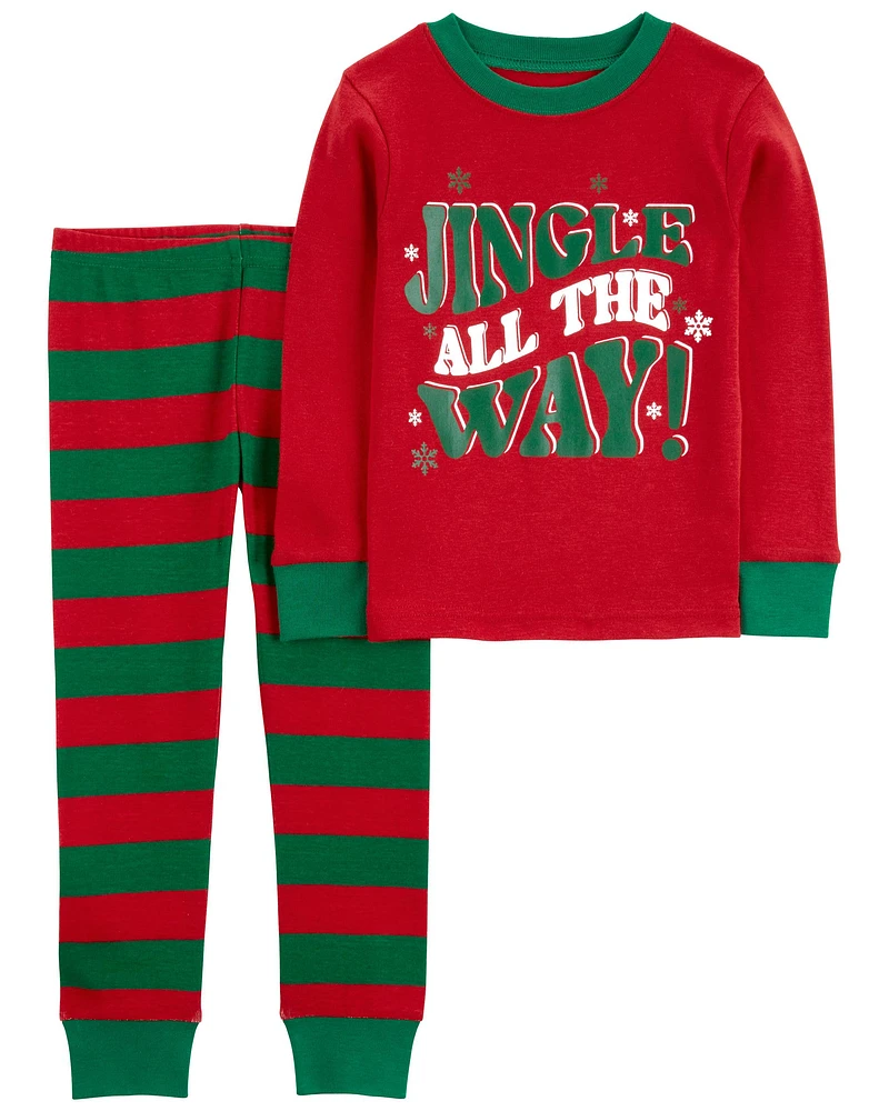 Toddler 2-Piece Christmas Jingle All The Way 100% Snug Fit Cotton Pyjamas