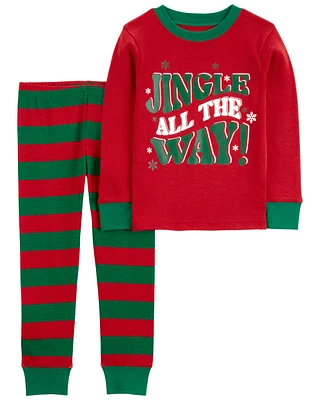 Toddler 2-Piece Christmas Jingle All The Way 100% Snug Fit Cotton Pyjamas