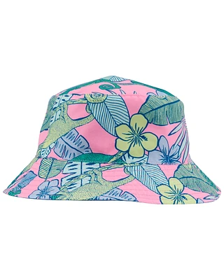 Toddler Floral Reversible Bucket Hat