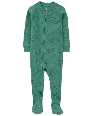 Baby 1-Piece Dinosaur Print Thermal Footie Pyjamas