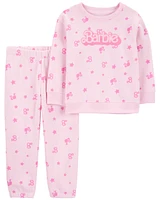 Toddler 2-Piece Barbie Sweatshirt & Pant Set