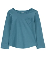 Toddler Heart pocket  Jersey Tee