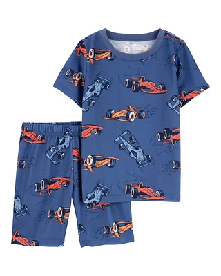 Kid 2-Piece Race Car Loose Fit Pyjamas