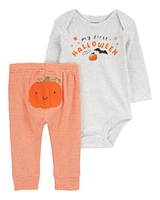 Baby 2-Piece My First Halloween Bodysuit Pant Set