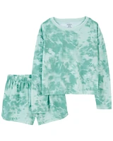 2-Piece Tie-Dye Fleece Pyjamas