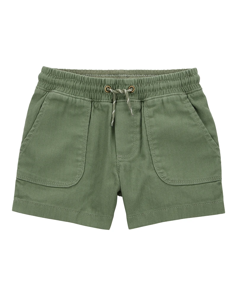 Toddler Pull-On Cotton Shorts
